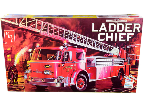 Skill 3 Model Kit American LaFrance Ladder Chief Fire Truck 1/25 Scale
