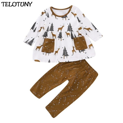 Toddler Kids Baby Girls Long Sleeve