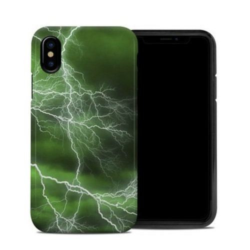 DecalGirl AIPXHC-APOC-GRN Apple iPhone X Hybrid Case - Apocalypse Gree