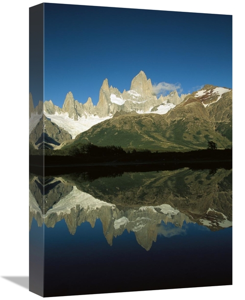 Global Gallery GCS-453412-1218-142 12 x 18 in. Mt Fitzroy Reflected in