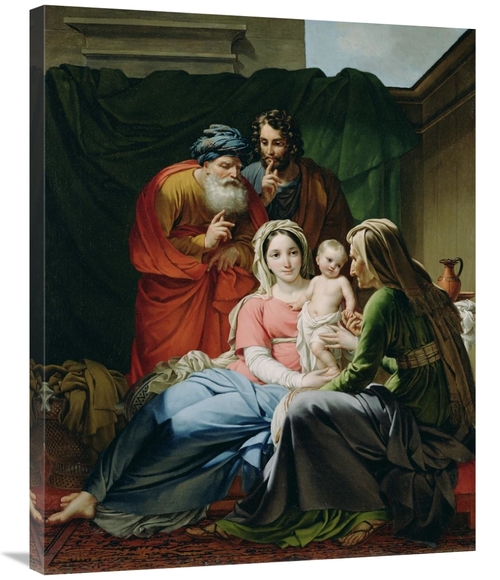 Global Gallery GCS-456786-2835-142 28 x 35 in. The Holy Family Art Pri