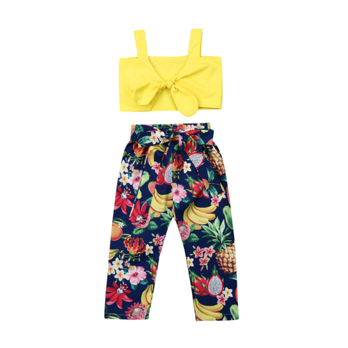 Toddler Baby Girls Flower Sunsuit Bow Strap