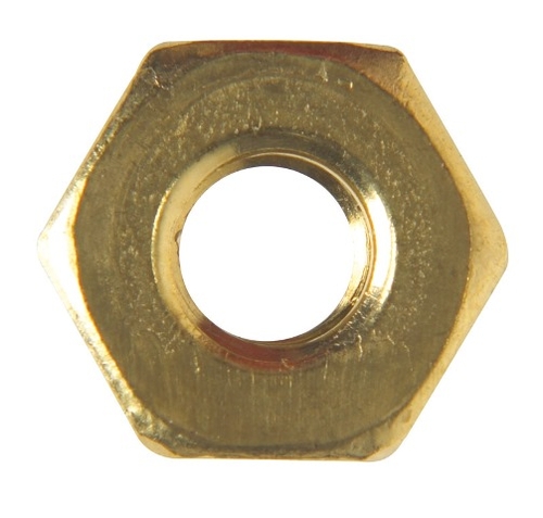 Hillman 140054 8-32 in. Brass Machine Screws Nut