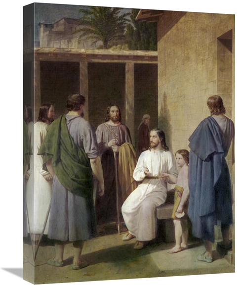 Global Gallery GCS-277463-22-142 22 in. Let the Children Come Unto Me 