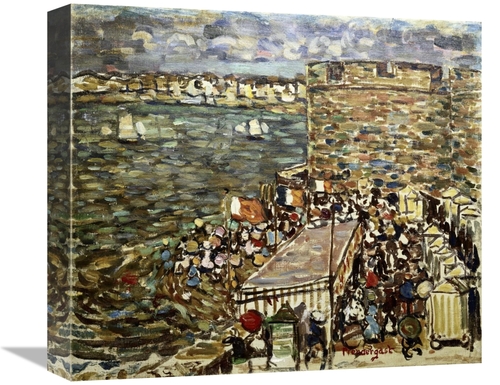 Global Gallery GCS-279487-16-142 16 in. Ramparts, St. Malo Art Pri