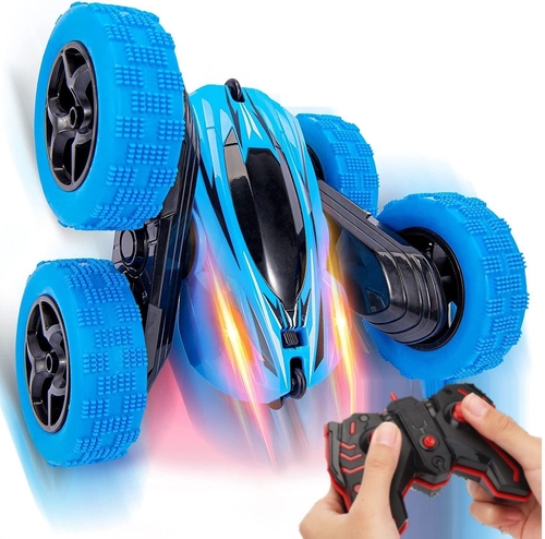 Double Sided 360 Degree Stunt Car (COLOR-BLUE)