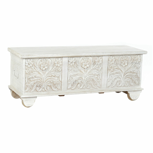 Chest DKD Home Decor White Mango wood 115 x 40 x 45 cm