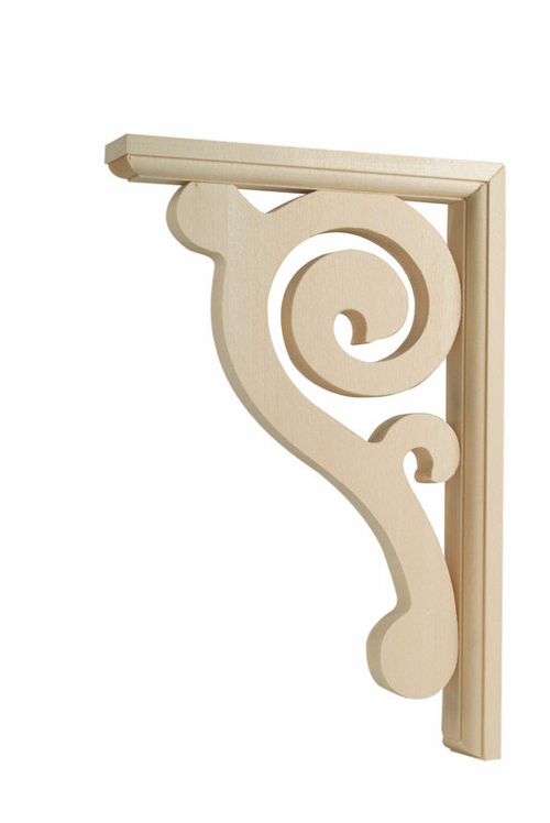 Waddell BR 501 8 x 11.75 in. Bracket Scroll