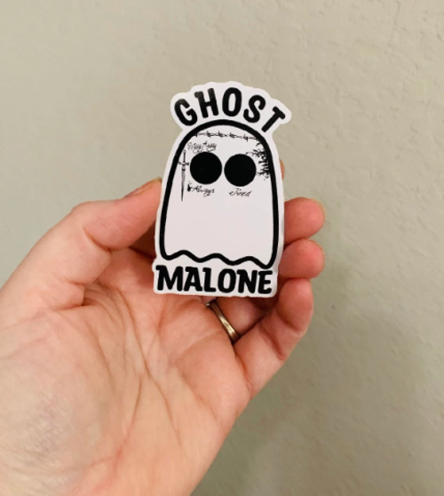 Ghost Malone -Ghost Sticker/Magnet