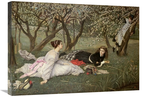 Global Gallery GCS-268593-30-142 30 in. Spring Le Printemps, 1865 