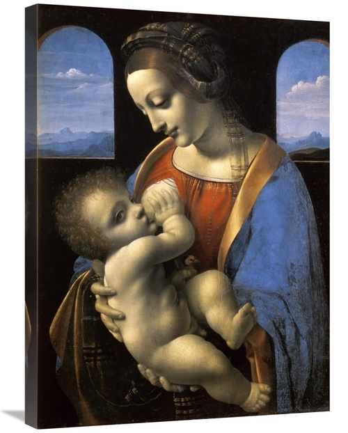 Global Gallery GCS-277244-30-142 30 in. Madonna Litta Art Print - Leon