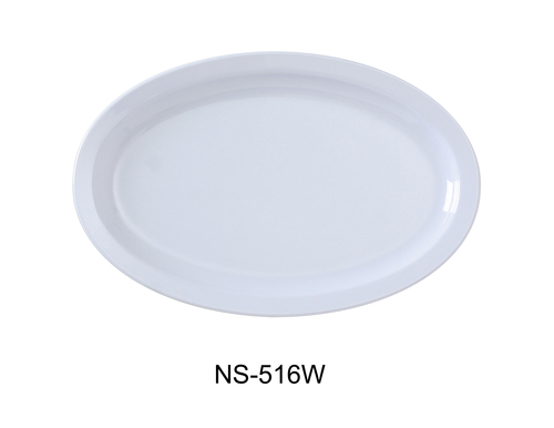 Yanco NS-516W Nessico Oval Platter with Narrow Rim