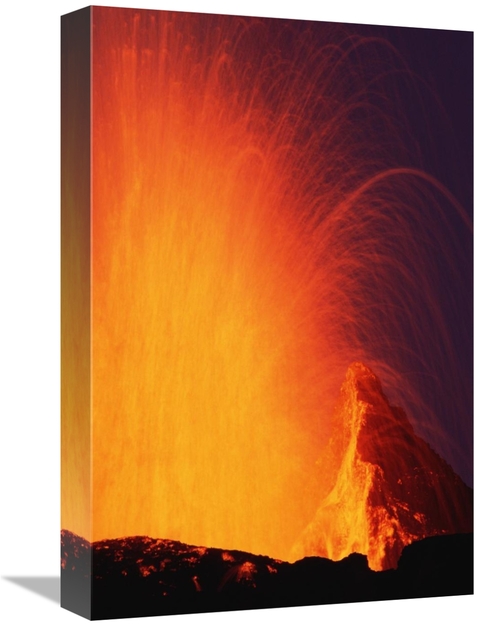 Global Gallery GCS-451164-1218-142 12 x 18 in. Volcanic Eruption, 