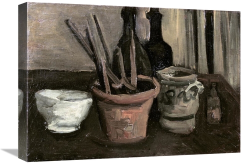 Global Gallery GCS-281307-22-142 22 in. Still Life with Paintbrushes i