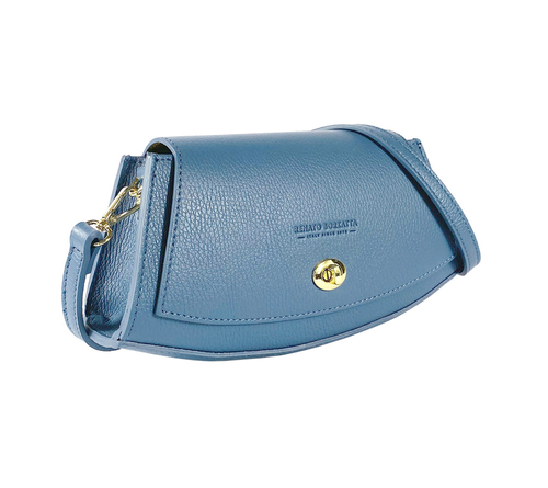 RB1009P | Borsa Donna a Spalla in Vera Pelle Made in Italy. Tracolla