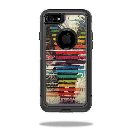 MightySkins OTCIP8-rainbow eagle Skin for Otterbox Commuter iPhone SE 