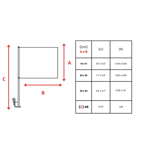 Main Drapeau Voiture Japon – Tissu Polyester – Fixation sur Fenêtre image