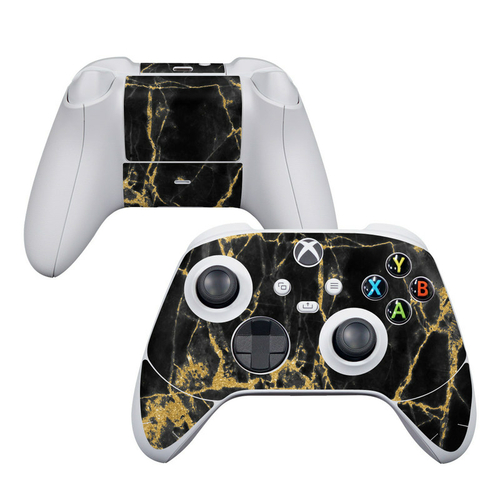 DecalGirl XBSSC-BLACKGOLD Microsoft Xbox Series S Controller Skin - Bl