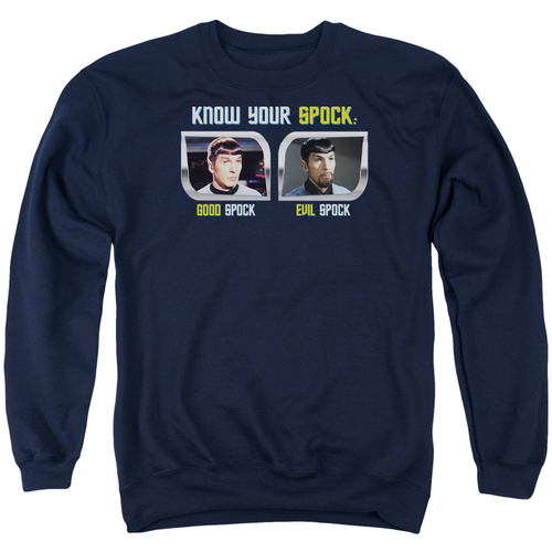 Trevco CBS115-AS-6 St Original & Know Your Spock Adult Cotton & Polyst