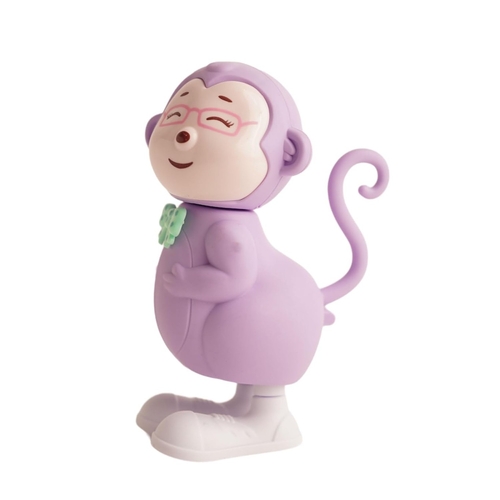 Wind Up Monkey with Key Winding Moving Toy for Kids