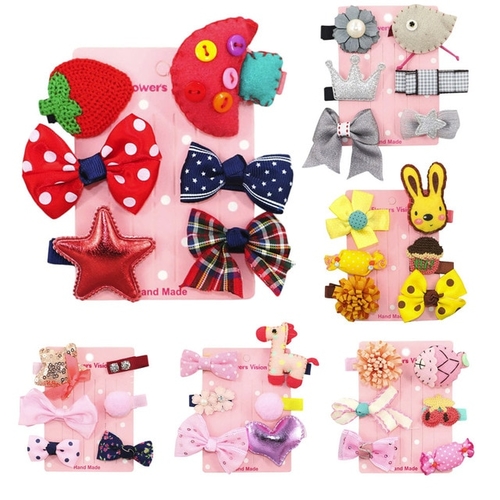 Lovely 6Pcs Kids Infant Baby Girl head band Hair
