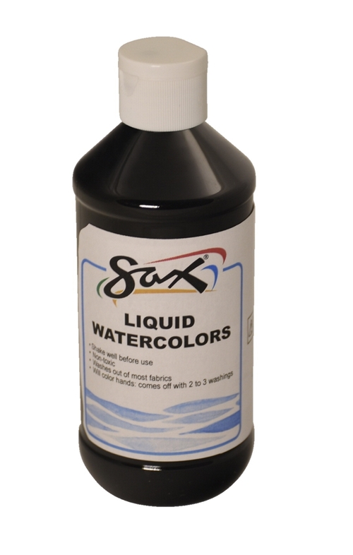 SAX 1567846 8 oz Washable Liquid Watercolor Paint, Green