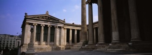 Facade of a building  University Of Athens  Athens  Greece Poster Prin