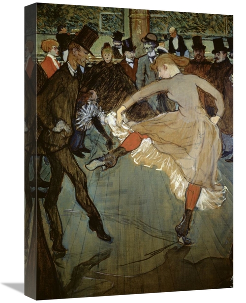 Global Gallery GCS-278179-22-142 22 in. Dance at the Moulin Rouge - De