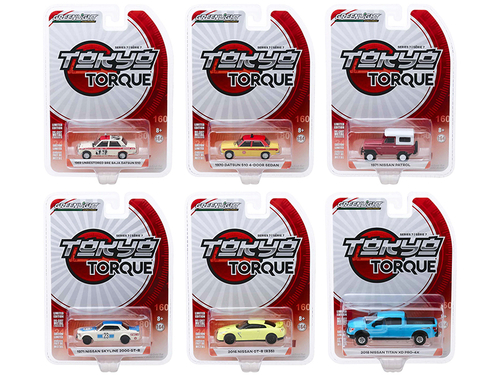 \Tokyo Torque\" Set of 6 pieces Series 7 1/64 Diecast Model Cars by