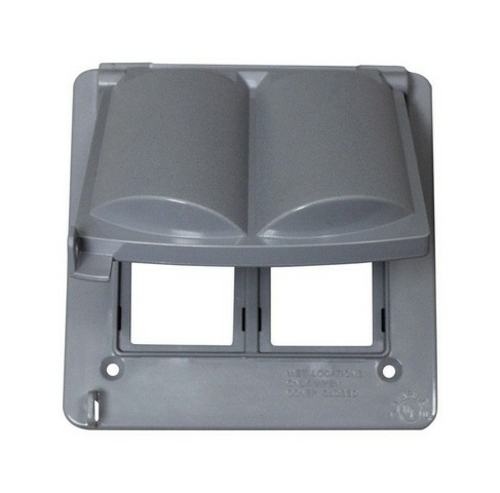 Sigma Electric 14180 2 gang Square Electrical Cover