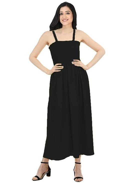 Women’s Dress | Ankle Length Dress Western Long Designer Off-Shoulder