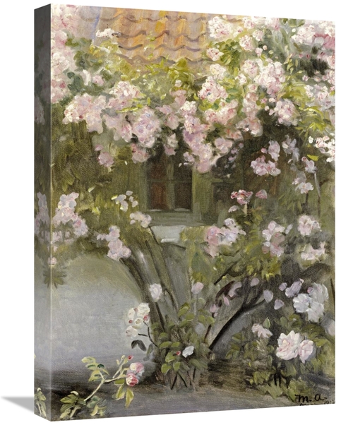Global Gallery GCS-267640-22-142 22 in. Climbing Roses Art Print - Mic