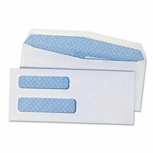 Universal 36300 Double Window Business Envelope- #8 5/8- White- 500/Bo