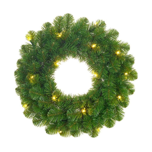 Advent wreathe House of Seasons Green Pinewood (Ø 45 cm)