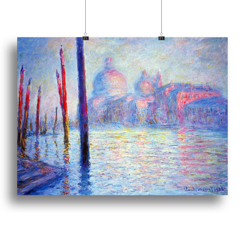 Canal Grand by Monet Canvas Print or Poster