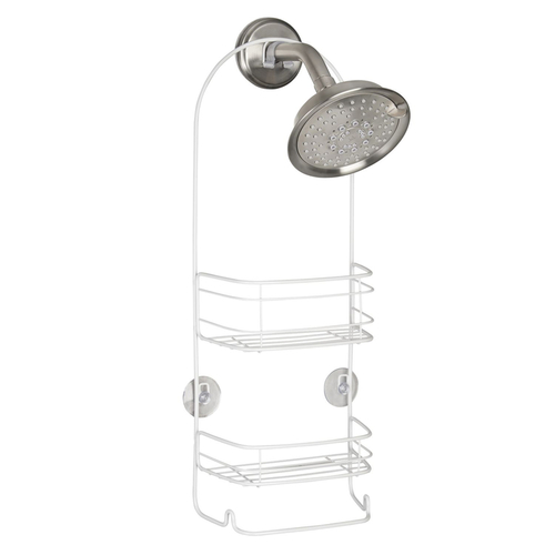 Interdesign 6405781 21 x 4 x 8.75 in. Shower Caddy  White