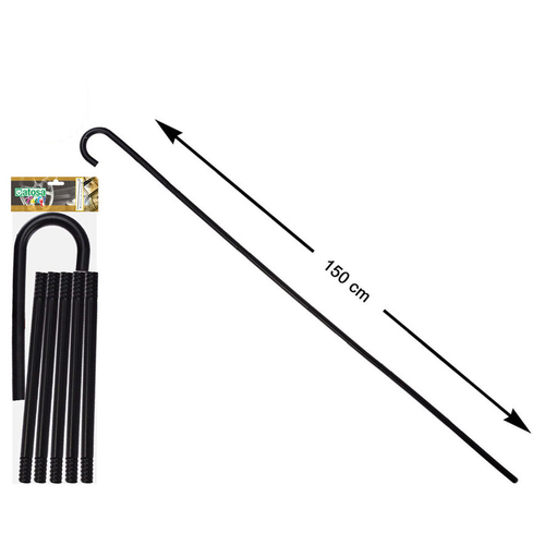 Stick 150 cm Foldable Black