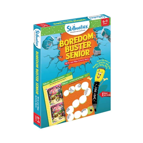 Skillmatics Boredom Buster Senior - 12 Write, Wipe, Repeat Educational