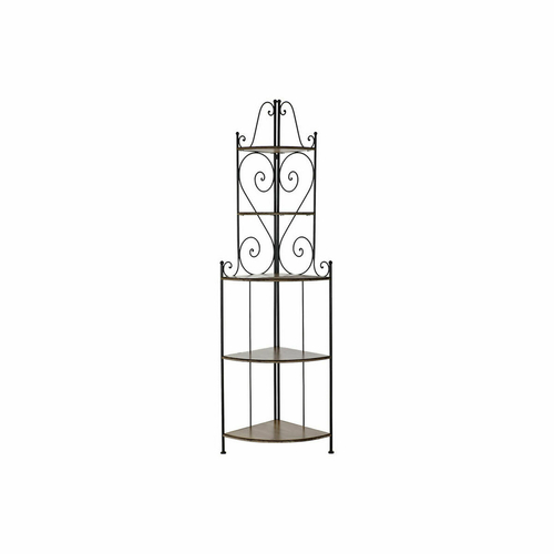 Shelves DKD Home Decor Brown Black Fir Ironwork 63 x 45 x 205 cm (1)