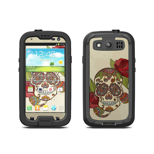 DecalGirl LCS3-SUGARSK Lifeproof Samsung S3 Fre Skin - Sugar Skull
