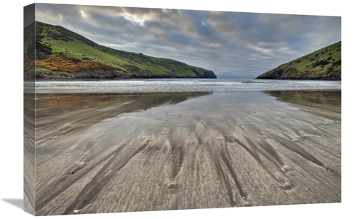 Global Gallery GCS-397753-1624-142 16 x 24 in. Sand Patterns At Dawn&#