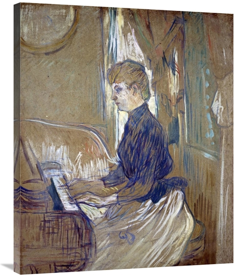 Global Gallery GCS-278174-36-142 36 in. At the Piano, Madame Julie