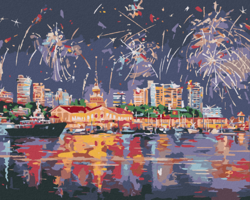 Paint by Numbers - FIREWORKS IN SOCHI