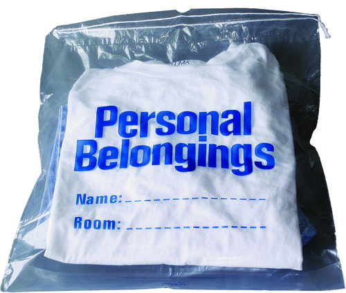 Freshcent Belongings Bag w/Drawstring - Clear