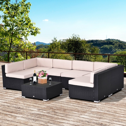 Outsunny 7pcs Patio Conversation Sets Outdoor Furniture Set All