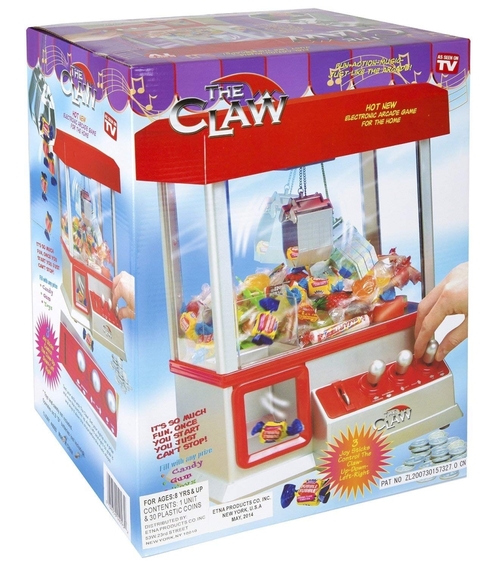 AZ Trading & Import MPT52A Carnival Crane Claw Game - Animation & Soun
