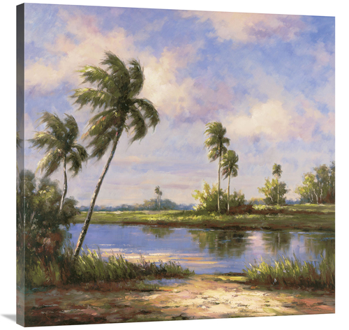 Global Gallery GCS-124189-3636-142 36 x 36 in. Mystic Lagoon I Art Pri