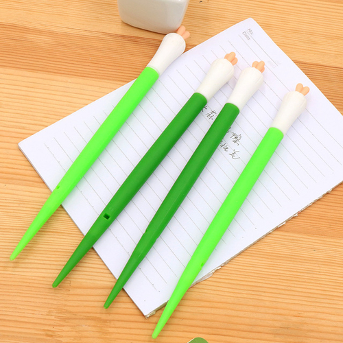 4Pcs/Set Gel Pen Garlic Kawaii Black Ink 0.5mm Diy