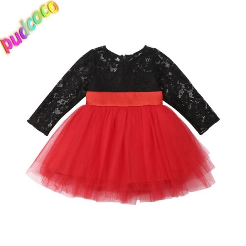 Princess Kids Baby Girl Bownot Tulle Party