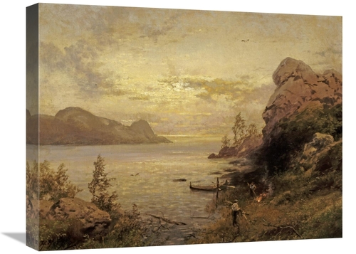 Global Gallery GCS-268096-22-142 22 in. Camp Site Art Print - Hermann 